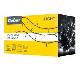 " rebel led christmas tree lights outdoor 10 m, cool white with changing light mode цена и информация | Гирлянды | pigu.lt