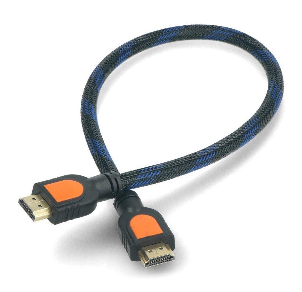 OEM, HDMI, 0.5 m цена и информация | Kabeliai ir laidai | pigu.lt