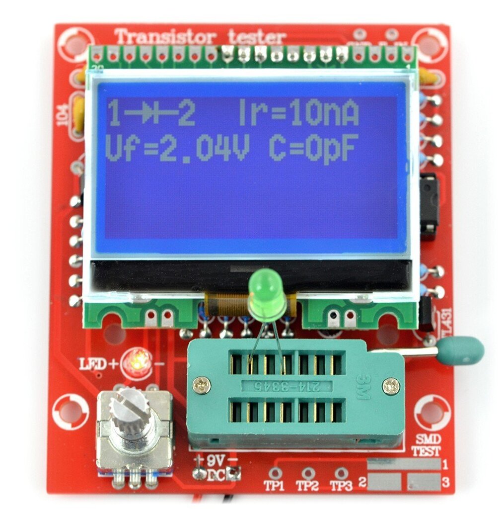 Testavimo rinkinys, elektroninių komponentų testeris - M12864 KIT цена и информация | Mechaniniai įrankiai | pigu.lt