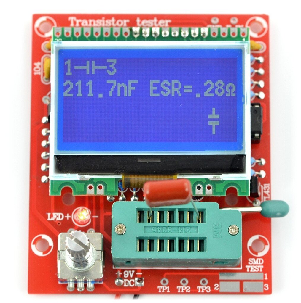 Testavimo rinkinys, elektroninių komponentų testeris - M12864 KIT цена и информация | Mechaniniai įrankiai | pigu.lt