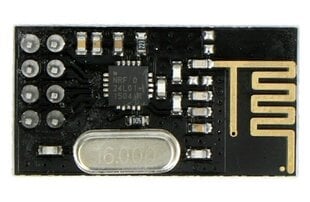 Atviro kodo elektronika radijo modulis nRF24L01+ 2.4GHz - THT siųstuvas/imtuvas kaina ir informacija | Atviro kodo elektronika | pigu.lt