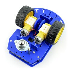 3 ratų robotų važiuoklės rinkinys kaina ir informacija | Atviro kodo elektronika | pigu.lt