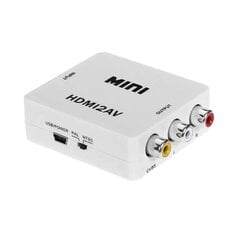 Keitiklis HDMI į AV RCA kaina ir informacija | Adapteriai, USB šakotuvai | pigu.lt