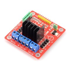 L298N Dual H Bridge DC žingsninio variklio valdiklio plokštė aIduino ST1112 kaina ir informacija | Atviro kodo elektronika | pigu.lt