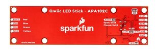 Qwiic LED Stick - LED juostelė APA102C - 10 šviesos diodų - SparkFun COM-18354 цена и информация | Sparkfun Сантехника, ремонт, вентиляция | pigu.lt