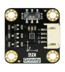 Gravity, LIS2DW12, 3 ašių akselerometras ±2g/±4g/±8g/±16g, I2C kaina ir informacija | Atviro kodo elektronika | pigu.lt