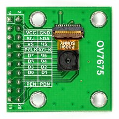 ArduCam OV7675 0.3MPx 640x480px, kameros modulis kaina ir informacija | Atviro kodo elektronika | pigu.lt