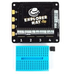 Explorer HAT Pro, Raspberry Pi 4B/3B+/3B/2B maketavimo plokštės priedėlis kaina ir informacija | Atviro kodo elektronika | pigu.lt