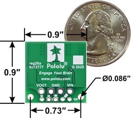 Step-Up/Step-Down Pololu įtampos reguliatorius S13V30F5, 5V 3A цена и информация | Запчасти для садовой техники | pigu.lt