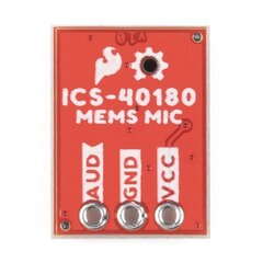 Analoginis MEMS mikrofonas, ICS-40180, SparkFun BOB-18011 цена и информация | Электроника с открытым кодом | pigu.lt