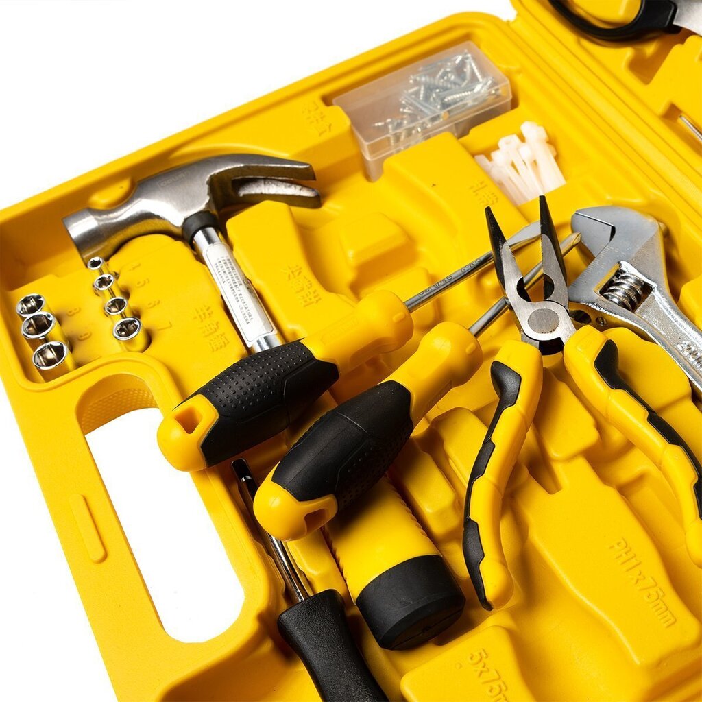 Profesionalus įrankių rinkinys Deli Tools EDL1038J, 38 vnt цена и информация | Mechaniniai įrankiai | pigu.lt