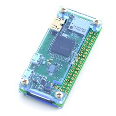 Raspberry Pi Zero dėklas, Fluo Open, mėlynas цена и информация | Электроника с открытым кодом | pigu.lt