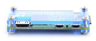 Raspberry Pi Zero dėklas, Fluo Open, mėlynas kaina ir informacija | Atviro kodo elektronika | pigu.lt