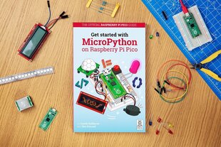 Get Started with MicroPython on Raspberry Pi Pico, oficialus vadovas kaina ir informacija | Atviro kodo elektronika | pigu.lt