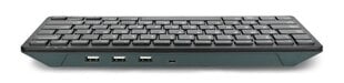 Oficiali Raspberry Pi modelio 4B/3B+/3B/2B klaviatūra, juodai pilka kaina ir informacija | Atviro kodo elektronika | pigu.lt