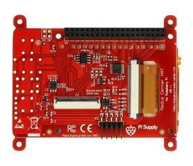 Pi Supply Media Center Hat, 2.83” jutiklinis ekrano rinkinys kaina ir informacija | Atviro kodo elektronika | pigu.lt