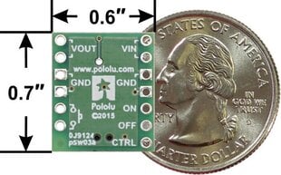 Mini jungiklis Push MOSFET SV 4.5-40V/4A, su apsauga prieš atvirkštinę srovę, Pololu 2809 цена и информация | Электроника с открытым кодом | pigu.lt