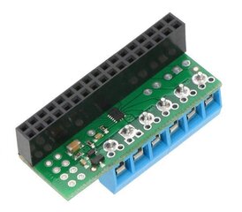 DRV8835, dviejų kanalų 11V/1.2A variklio valdiklis, Raspberry Pi priedėlis kaina ir informacija | Atviro kodo elektronika | pigu.lt