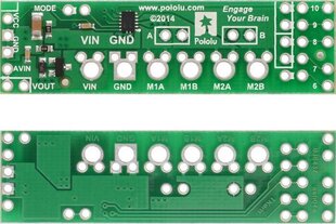 DRV8835 dvigubas, 2 kanalų variklio valdiklis 11V/1.2A, Arduino priedėlis цена и информация | Электроника с открытым кодом | pigu.lt