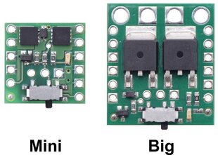 Didelis jungiklis Slide Mosfet MP su apsauga nuo atvirkštinės srovės, Pololu 2814 цена и информация | Выключатели, розетки | pigu.lt