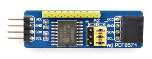 Modulis PCF8574, GPIO išplėtimo plokštė mikrovaldikliui, Waveshare 3708 kaina ir informacija | Atviro kodo elektronika | pigu.lt