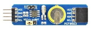 RTC PCF8563 I2C, realaus laiko laikrodis + baterija, Waveshare 3707 kaina ir informacija | Atviro kodo elektronika | pigu.lt