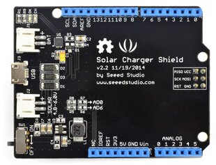 Saulės įkroviklio priedėlis v2.2, Arduino priedėlis kaina ir informacija | Atviro kodo elektronika | pigu.lt