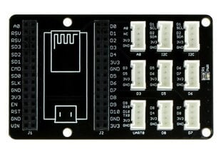 Grove, NodeMCU pagrindo priedėlis kaina ir informacija | Atviro kodo elektronika | pigu.lt