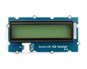 Grove, 2x16 simbolių LCD ekranas su RGB apšvietimu kaina ir informacija | Atviro kodo elektronika | pigu.lt