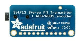 Si4713, FM stereofoninio radijo siųstuvas su RDS / RBDS, Adafruit 1958 kaina ir informacija | Atviro kodo elektronika | pigu.lt