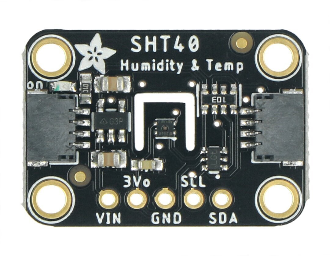 Temperatūros ir drėgmės jutiklis, Sensirion SHT40, STEMMA AT / Qwiic, Adafruit 4885 цена и информация | Meteorologinės stotelės, termometrai | pigu.lt