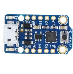 Trinket, ATtiny85 Mini mikrovaldiklis, 3.3V, Adafruit 1500 цена и информация | Электроника с открытым кодом | pigu.lt