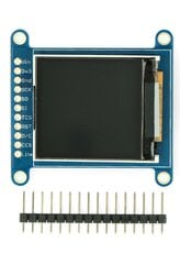 ST7735R, 1.44” TFT LCD ekranas, 128x128 px su microSD automobilio skaitytuvu kaina ir informacija | Atviro kodo elektronika | pigu.lt