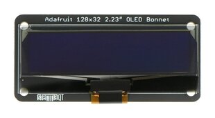 OLED 128x32 px vienspalvis ekranas su STEMMA QT kaina ir informacija | Atviro kodo elektronika | pigu.lt