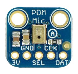 Adafruit 3492 MP34DT01-M, PDM MEMS mikrofonas цена и информация | Электроника с открытым кодом | pigu.lt