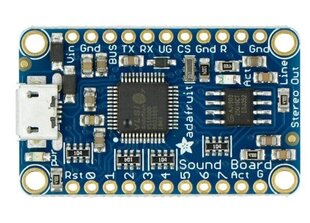 Audio FX Mini Sound Board, WAV / OGG 2MB grotuvas, Adafruit 2342 kaina ir informacija | Atviro kodo elektronika | pigu.lt