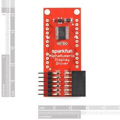 SPI raidinio ir skaitmeninio ekrano valdiklis, SparkFun COM-10103 kaina ir informacija | Atviro kodo elektronika | pigu.lt