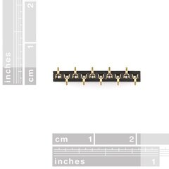 Lizdų juosta 1x10 2 mm SMD, XBee kaina ir informacija | Tvirtinimo detalės | pigu.lt