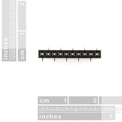 Lizdų juosta 1x10 2 mm SMD, XBee цена и информация | Крепежные изделия | pigu.lt