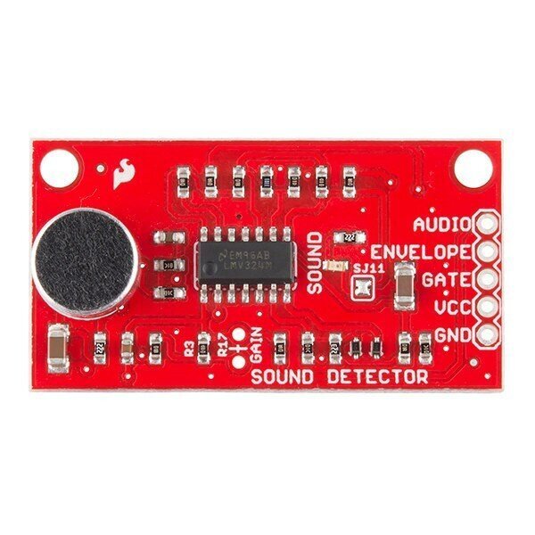 Garso detektorius, mikrofonas, SparkFun SEN-12642 kaina ir informacija | Atviro kodo elektronika | pigu.lt