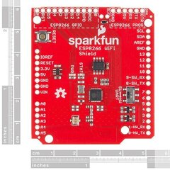 ESP8266 Wi-Fi, Arduino priedėlis цена и информация | Электроника с открытым кодом | pigu.lt