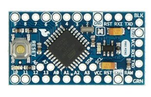 Arduino Pro Mini 328 modulis, 5 V / 16 MHz, SparkFun DEV-11113 kaina ir informacija | Atviro kodo elektronika | pigu.lt