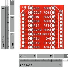 Maketavimo PCB plokštė, skirta XBee moduliui, SparkFun BOB-08276 kaina ir informacija | Atviro kodo elektronika | pigu.lt