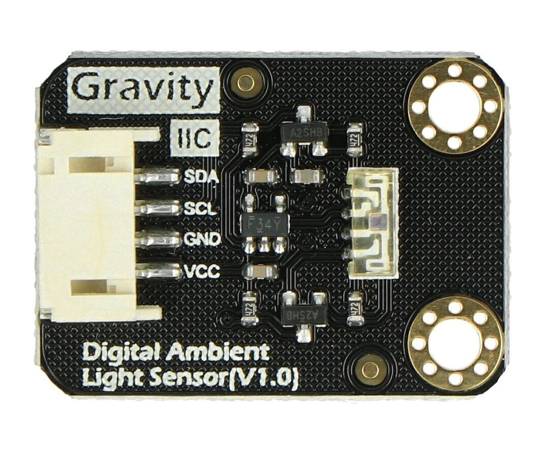 DFRobot Gravity skaitmeninis aplinkos šviesos jutiklis VEML7700, I2C kaina ir informacija | Davikliai, jutikliai | pigu.lt