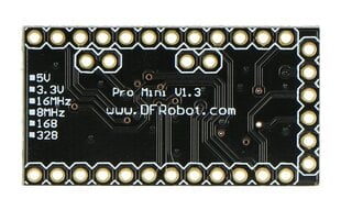 DFRduino Pro Mini v1.3 цена и информация | Электроника с открытым кодом | pigu.lt