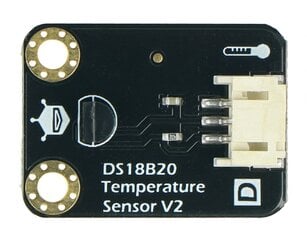 DFRobot Gravity DS18B20 temperatūros jutiklis kaina ir informacija | Meteorologinės stotelės, termometrai | pigu.lt