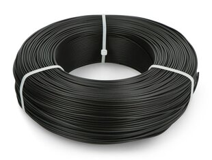 3D plastikas (papildymas) Fiberlogy Refill Easy PLA 1.75 mm 0.85 kg, juodas kaina ir informacija | Išmanioji technika ir priedai | pigu.lt