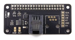 1 Wire Pi Zero DS2482 - 1-Wire modulis, skirtas Raspberry Pi kaina ir informacija | Atviro kodo elektronika | pigu.lt