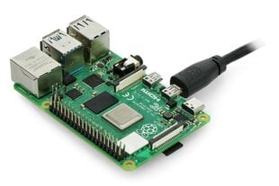 Raspberry Pi, Micro HDMI - HDMI, 2 m kaina ir informacija | Kabeliai ir laidai | pigu.lt