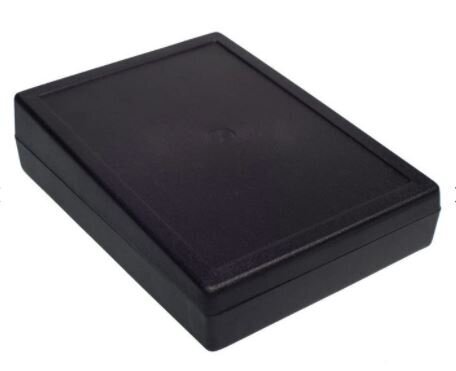 Plastikinė dėžutė Kradex  Z33B juoda 190x140x46mm kaina ir informacija | Atviro kodo elektronika | pigu.lt